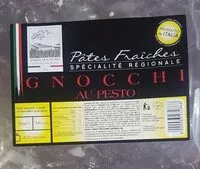 Mängden socker i Gnocchi au pesto