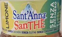 Mängden socker i Sant'Anna SanTHÈ al limone senza zucchero