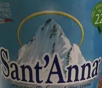 Mängden socker i Sant'Anna still water