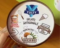 Mängden socker i Gelato artigianale cocco