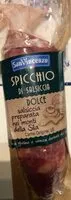 Mängden socker i Spicchio di salsiccia