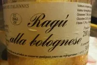 Mängden socker i Ragu alla bolognese