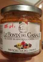 Mängden socker i Bruschetta del casale