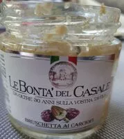 Mängden socker i Bruschetta ai carciofi