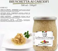 Mängden socker i Bruschetta ai carciofi