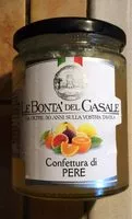 Mängden socker i Confiture de poires