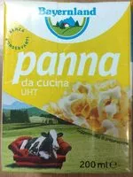 Mängden socker i Bayernland Panna Da Cucina Uht ML 200
