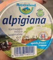 Mängden socker i Alpigiana