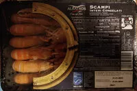 Mängden socker i Scampi interi congelati
