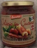 Mängden socker i Tomatensauce mit Basilikum