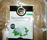 Mängden socker i Sacchettini Verdi mit Ricotta und Spinat