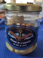 Mängden socker i Filetti di Cernia in olio d'oliva