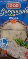Mängden socker i gorgonzola dolce