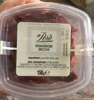 Mängden socker i Pomodori secchi