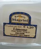 Mängden socker i Gelato a limone