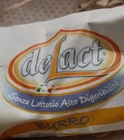 Mängden socker i DeLact burro senza lattosio