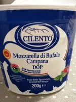 Mängden socker i Mozzarella di bufala campana dop