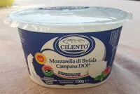 Mängden socker i Mozzarella di Bufala Campana