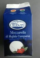 Mängden socker i Mozzarella did bufala campana