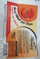 Mängden socker i Basi maxi per pizza con pomodoro