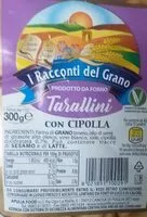 Mängden socker i Tarallo i racconti del grano