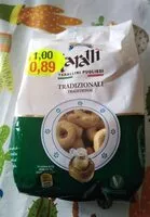 Mängden socker i Tarallini pugliesi