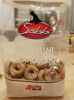 Mängden socker i Tarallini con grano arso