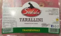 Mängden socker i Taralli i tradizionali