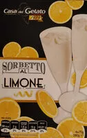 Mängden socker i sorbetto al limone