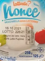 Mängden socker i Noncè