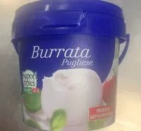 Mängden socker i Burrata pugliese