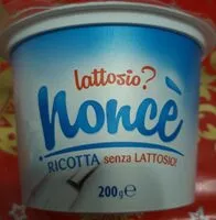 Mängden socker i Ricotta senza lattosio