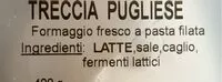 Mängden socker i Treccia pugliese