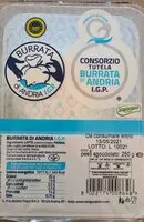 Mängden socker i Burrata di Andria I.G.P