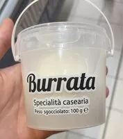 Mängden socker i Burrata