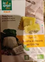 Mängden socker i Ravioli Al Grano Duro Cappelli Con Ricotta Di Pecora Ed Erbette