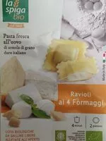 Mängden socker i Ravioli 4 quesos