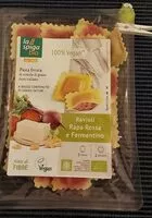 Mängden socker i Ravioli rapa rossa e Fermentino