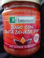 Mängden socker i Sugo con cinta senese DOP