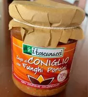 Mängden socker i Sugo di coniglio con funghi porcini