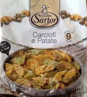 Mängden socker i Carciofi e Patate