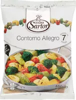 Mängden socker i Contorno allegro surgelato