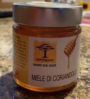 Mängden socker i Miele di coriandolo