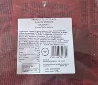 Mängden socker i Prosciutto cotto alta qualità arrosto nazionale