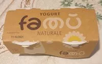Mängden socker i Yogurt naturale famu