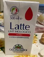 Mängden socker i Latte UHT biologico intero