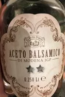 Mängden socker i Aceto Balsamico di Modena IGP 2**