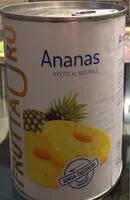 Mängden socker i Ananas a fette al naturale