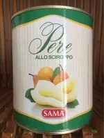 Mängden socker i Pere allo sciroppo