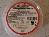 Mängden socker i Gamberetti in salamoia